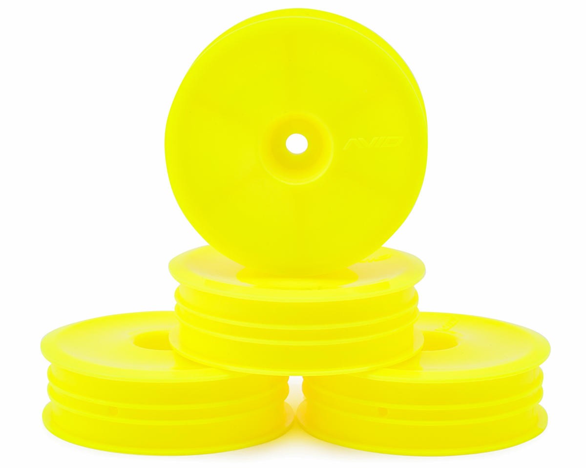Avid RC Truss 2.2 Front Slim Buggy Wheels (Yellow) (4) [AVD1112-Y]w/12mm Hex