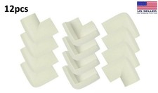 12PCS White Child Baby Desk Table Corner Edge Protector Soft Foam Cushion Guard