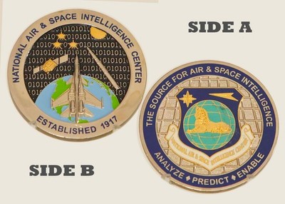 National Air Space Intelligence Center 1917 Analyze Predict Challenge Coin  1#21