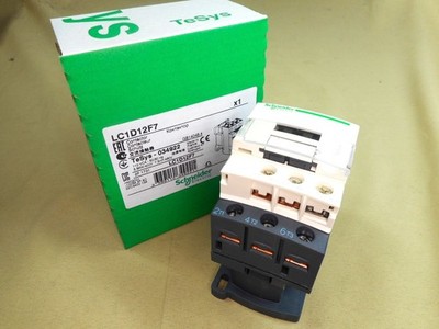 SCHNEIDER ELECTRIC LC1D12F7  contactor, 3-pole, 110VAC coil (NIB)
