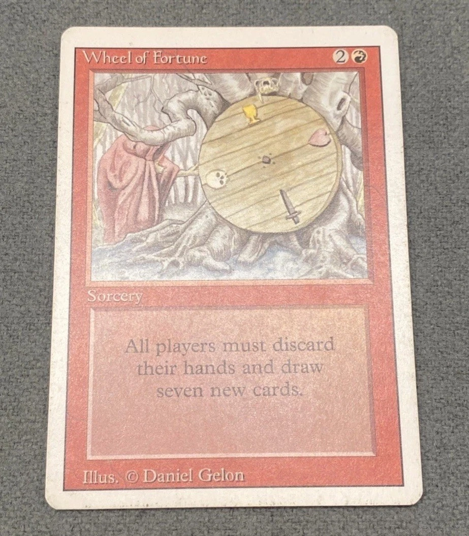 Wheel Of Fortune In Individual Magic: The Gathering Cards for sale