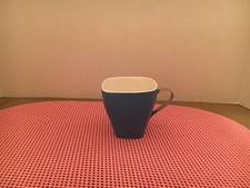 Blue Metal Handle Coffee Cup