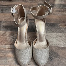 DreamPairs Women Shoes W/ Ankle Strap Chunky Block Heel Close Toe Dress Pump