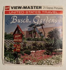 View-Master BUSCH GARDENS TAMPA FLORIDA A 988 - 3 Reel Set V5 