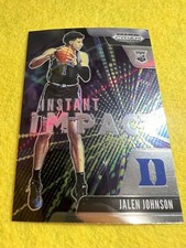 2021-22 Prizm Draft Instant Impact Prizms Circles #8 Jalen Johnson Rookie Hawks