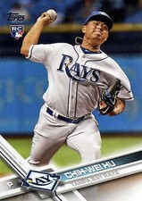 2017 Topps Update #US198 Chih-Wei Hu Tampa Bay Rays Rookie Card RC