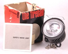 Vintage AW FIREBALL Super 8 Movie Light-Original Box-Manual
