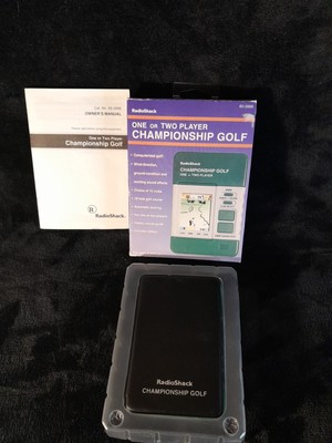 Championship Golf 1997 Radio Shack One/Two Player Handheld Vintage Item