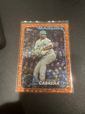 2024 Topps Series 2 Edward Cabrera Orange Sparkle 002/299 #465