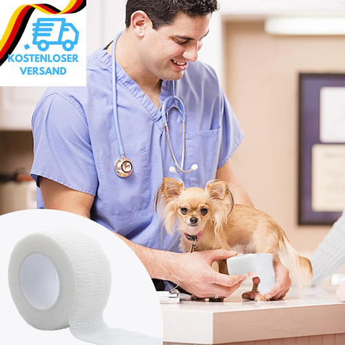 15 Roll 2.5Cm X 4.5M Selbstklebender Verband,Selbsthaftende Bandage,Haftbandage, - Bild 7 von 12