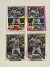 2023 Topps Chrome Brewer Hicklen RC x1 Refractor x1 Pink x2 Base 