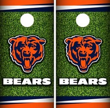 Chicago Bears Field Cornhole Wrap NFL Skin Game Board Set Vinyl Decal CO45