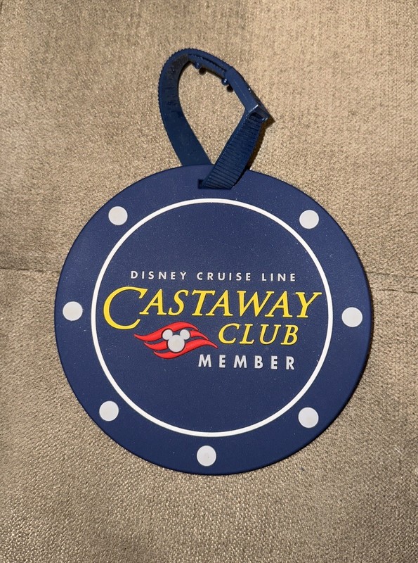 New Disney Cruise Line Castaway Club Member Luggage Tag Limited Edition