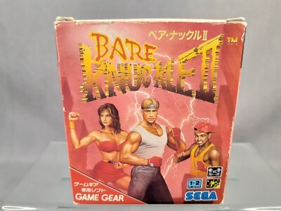 Buy Bare Knuckle2 Game Gear GG Sega Japan Action Boxed