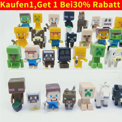 Kinder Spielzeug 36 Teile Minecraft süße Mini Actionfigur Weihnachtsgeschenk NEU