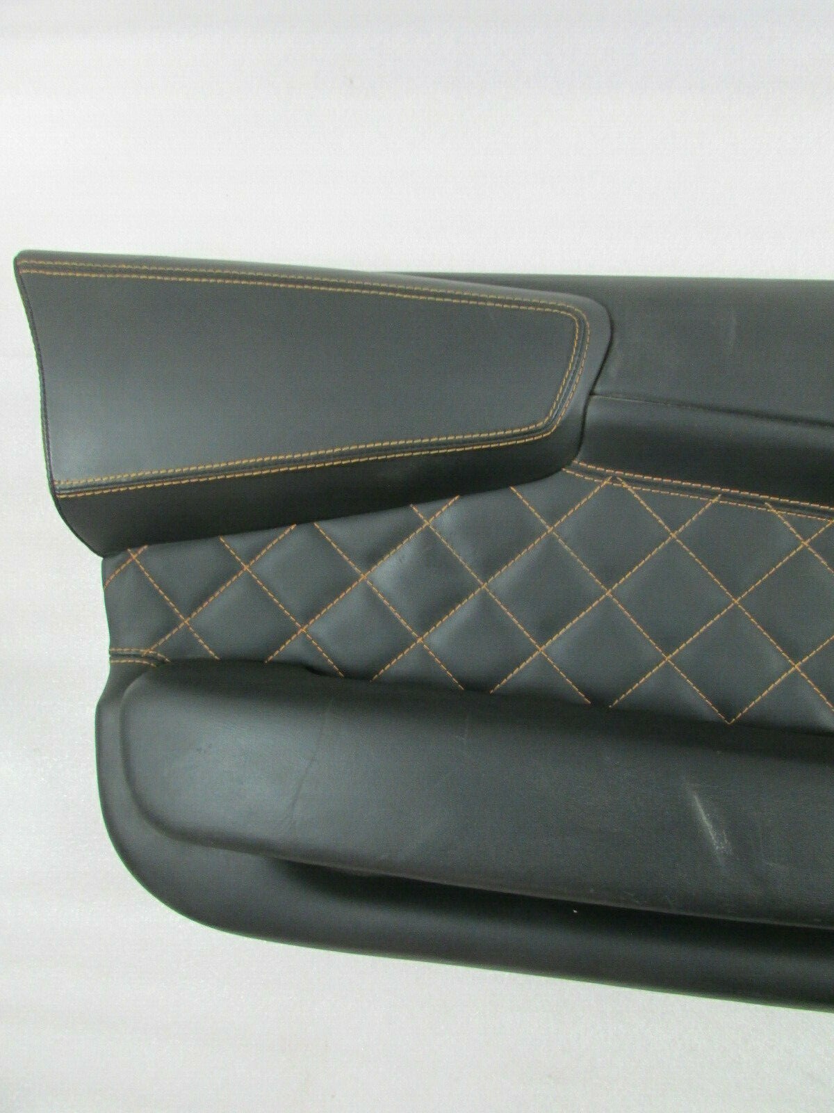 Lamborghini Murcielago, LH, Left Door Panel, Black / Orange, Used P/N 417867015D