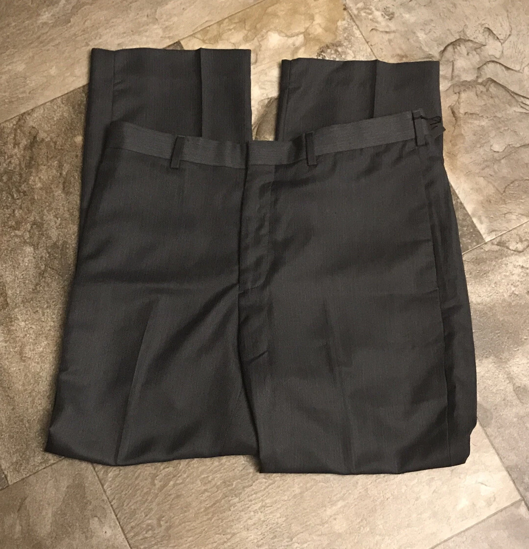 NEW w/tags Apt 9 Modern Fit Sz 34x30 Gray Flat Front Dress Slacks Pants 1520