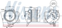 Nissens 87574 Interior Blower For Fiat