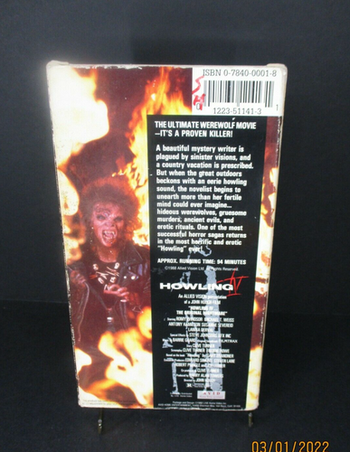 Howling IV: The Original Nightmare (VHS 1992) Romy Windsor, Michael T. Weiss - Picture 2 of 3
