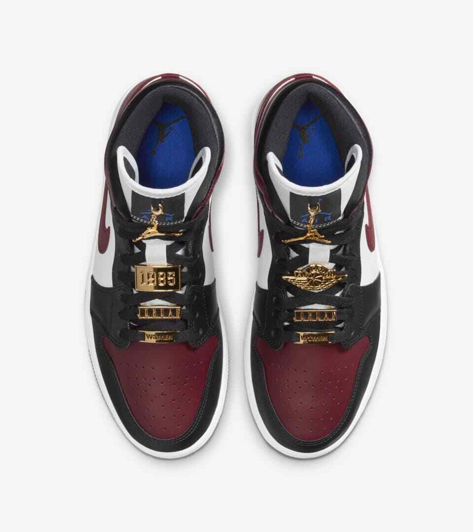 スニーカー NIKE WMNS AIR JORDAN 1 MID DARKBEETROOT Size 10.5 - Air Jordan 1 SE Mid Gold Pendants W for sale online | eBay