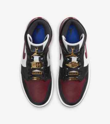 Size 10.5 - Air Jordan 1 SE Mid Gold Pendants W for sale online | eBay