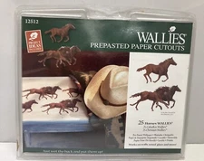 New Wallies Horse Pre Pasted Wallpaper Paper Cutouts 25 Count Removable 12512