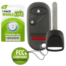 Replacement For 2003 2004 2005 Honda Pilot Car Key + Fob Remote