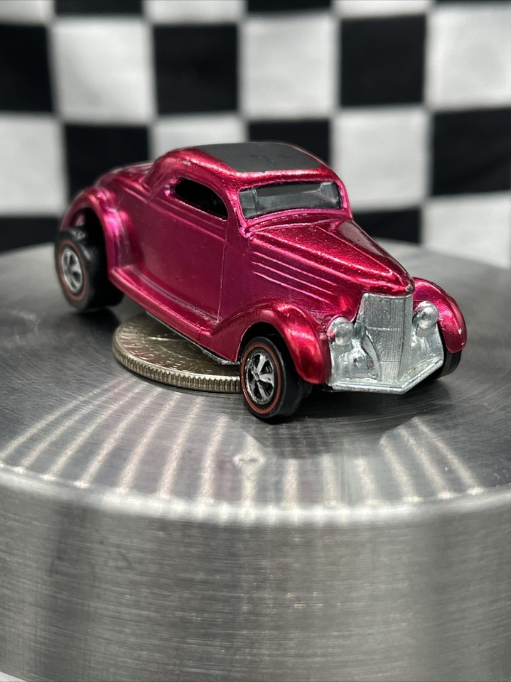 Vintage Hot Wheels Redline 1969 US Classic 36' Ford Coupe Restored In - Foto 6