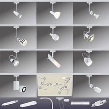 Paulmann Blanc U-Rail Urail 230V Système de Systeme Barres Composants