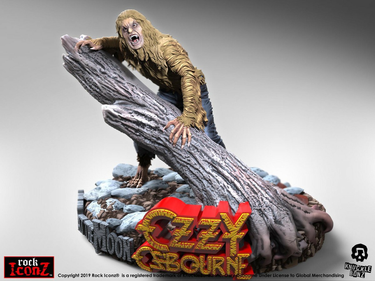 オジーオズボーン　フィギュア　ナックルボンズ社製 新品　箱に難あり OZZY OSBOURNE: “Bark at the Moon” (Lim. 3000) ROCK ICONZ 1/9