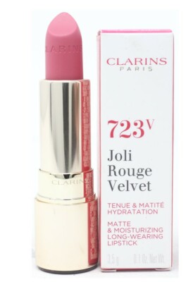 Clarins Joli Rouge Lipstick 0.1oz/3.5g New With Box 723V Raspberry
