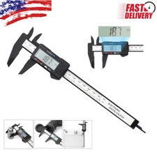 6" 150mm Digital Calipers Stainless Steel Electronic Vernier Micrometer LCD Tool