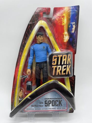 Star Trek Original Series Wave 1 Commander Spock Figure Art Asylum NIB 2003 - Picture 1 of 3