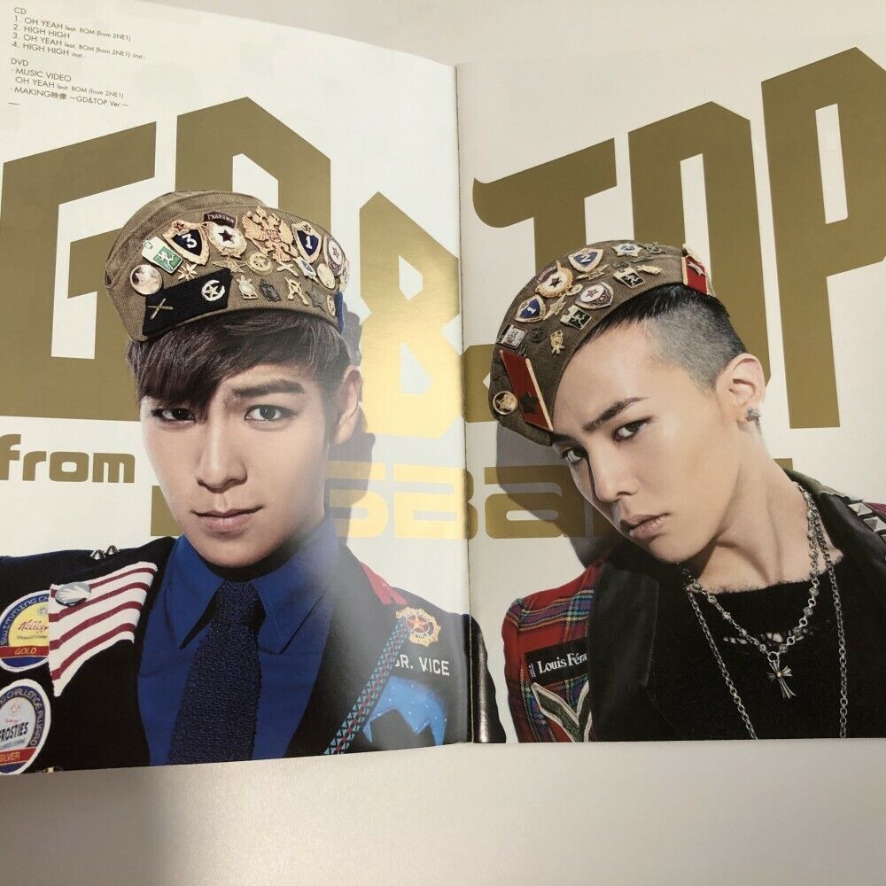 GD & TOP from BIGBANG OH YEAH CD+DVD+MINI PHOTO BOOKLET yg GD & TOP from BIGBANG OH YEAH CD+DVD+MINI PHOTO BOOKLET yg