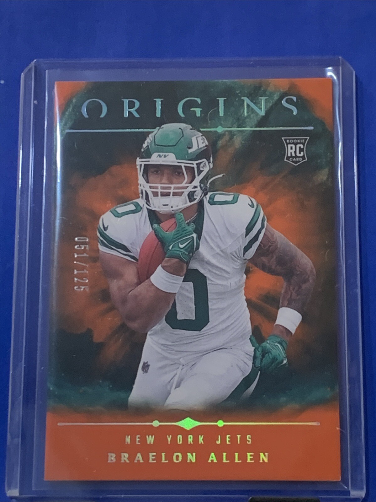 2024 Panini Origins - ORANGE #101 Braelon Allen RC 51/125