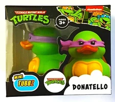 (1) Mini Tubbz Teenage Mutant Ninja Turtles Donatello  Action Figure Duck NEW