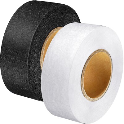 Fabric Iron on Mending Tape No Sew Repair Clothing White 27 Yards 0.75 Inch New