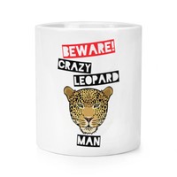 Beware VerrüCkte Leopard Mann Makeup Pinsel Bleistift Topf - Lustig Tiere