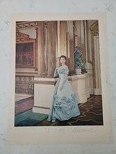 1959 Modess because Sanitary napkins pretty woman blue evening gown vintage Ad