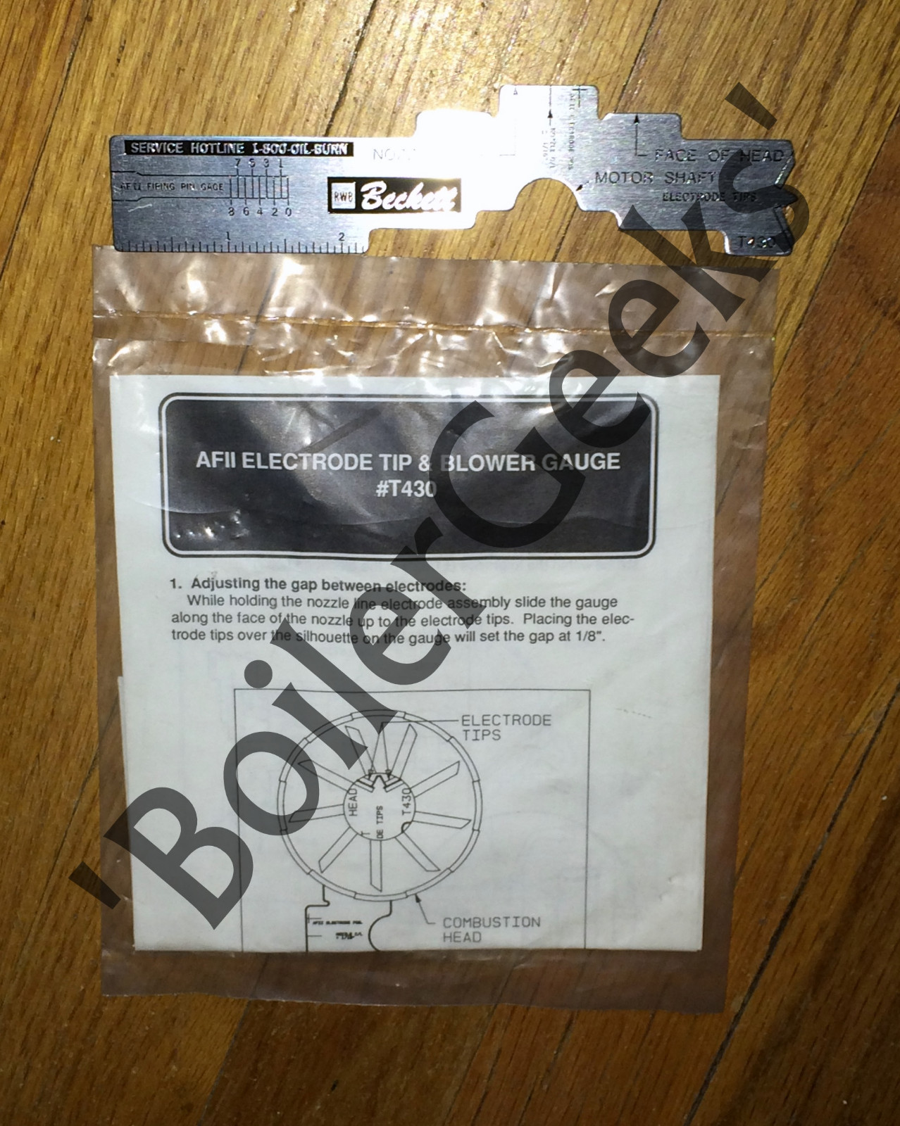 T430 Beckett AF2 Burner Electrode Blower Setting Gauge / AF2 burner