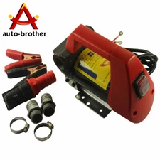 New 12V 175W 45L/Min Biodiesel Kerosene Pump Cast Fuel Oil Diesel Transfer Pump