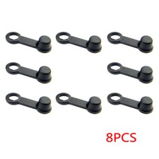 8PCS 8mm Rubber Car Motorcycle Brake Caliper Bleed Nipple Screws Cover Dust Caps