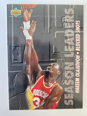 Hakeem Olajuwon Upperdeck 1993 Season Leaders Blocked Shots #170