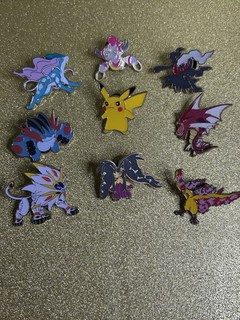 Pokemon Enamel Pin Lot Of 9