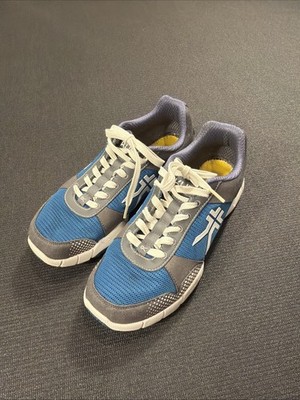 Kuru Quantum 2.0 Shoe Wmn sz 8.5 Mesh Walk Jog Run Gray Blue Sneaker