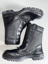 British Army Issue BATA Safety Boots Size 46 UK 11 BNNT Black Safety Toe 8 Hole