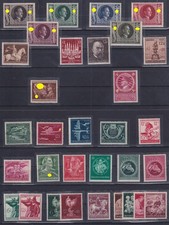 Deutsches Reich 32 verschiedene Marken postfrisch ** MNH aus 1943 - 1945