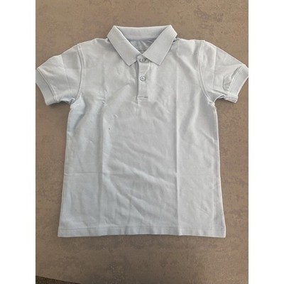 Liquid-Repellent Polo Shirt The Good Day Lab Light Blue Size 10-11 New