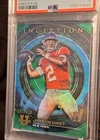 2022 Bowman U Inception Jaxson Dart Green Foil Rookie /299 PSA 9 MINT RC