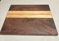 walnut, maple and cherry cutting board